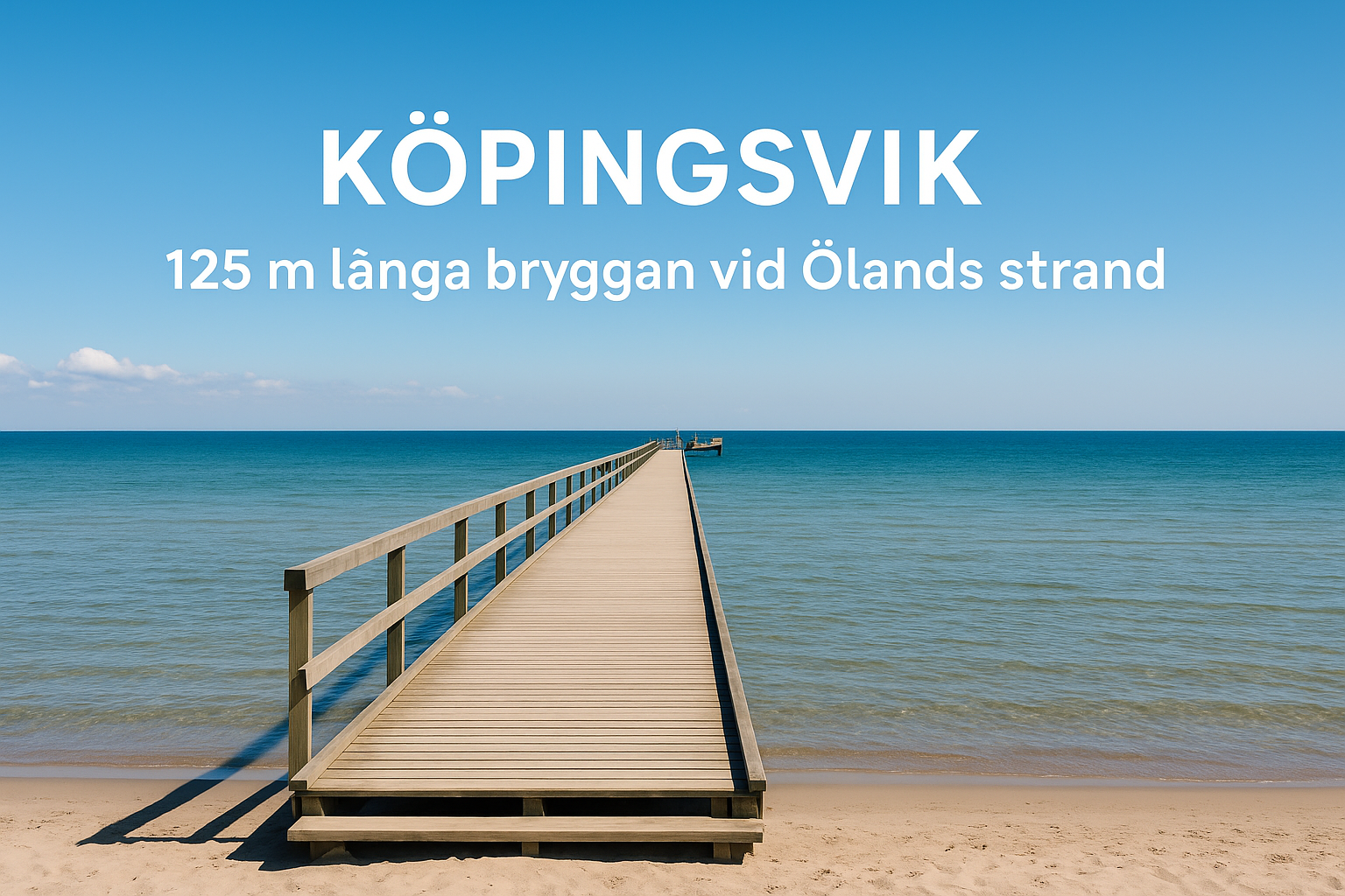 Läs mer om artikeln Bryggan i Köpingsvik – Ölands klassiska sommarikon vid den långgrunda sandstranden